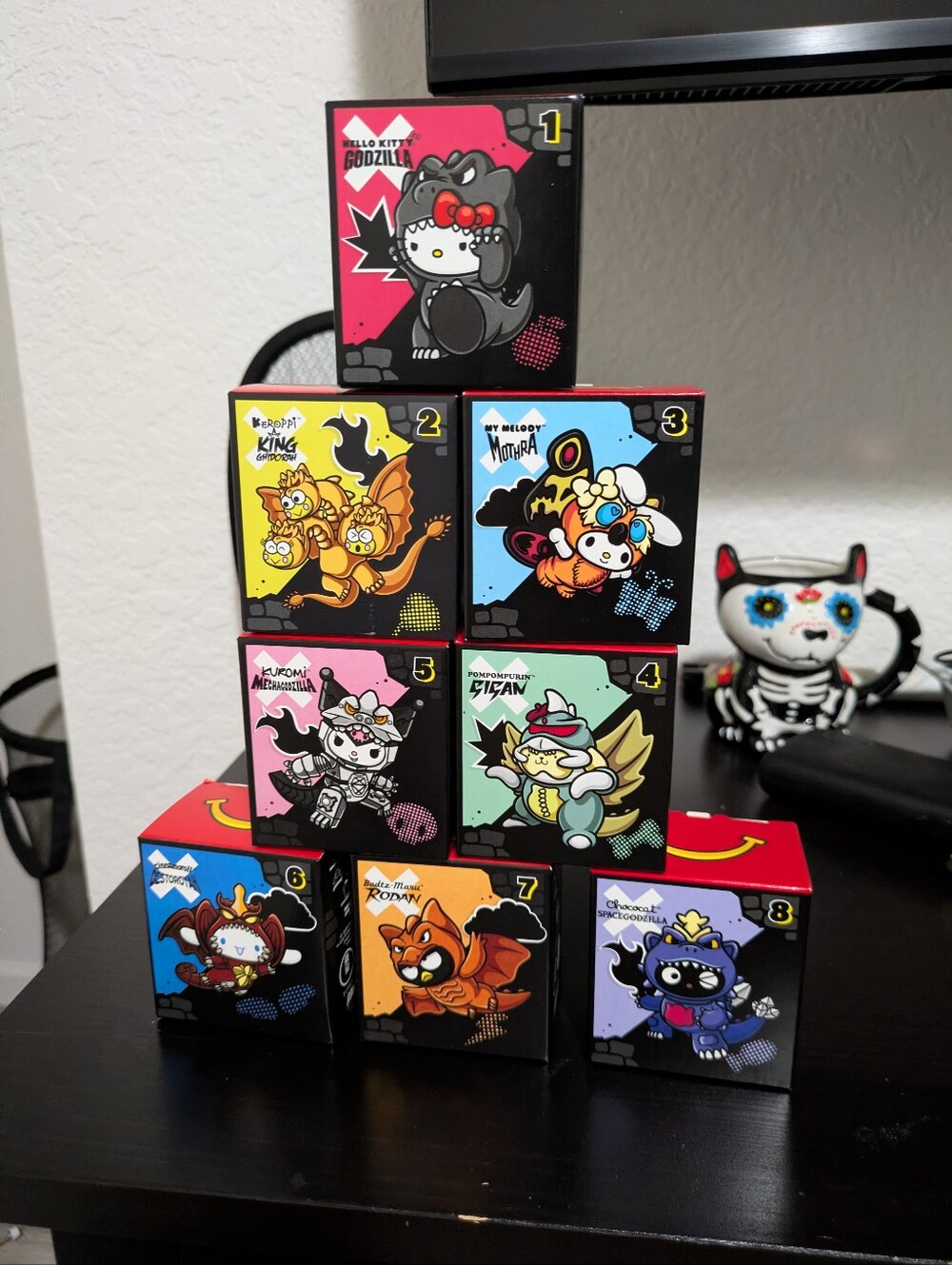 McDonald's Sanrio Hello Kitty Godzilla Happy Meal 2026 Limited Edition Set